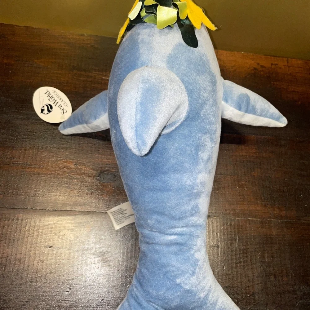NEW Sea World Dolly Dolphin Plush‎ Stuffed Animal Toy 17